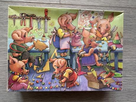 Puzzle - prasátka, 200 dílků, 