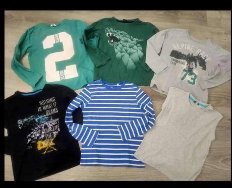 Trička dl.i je. rukáv + košile 134/140, 134