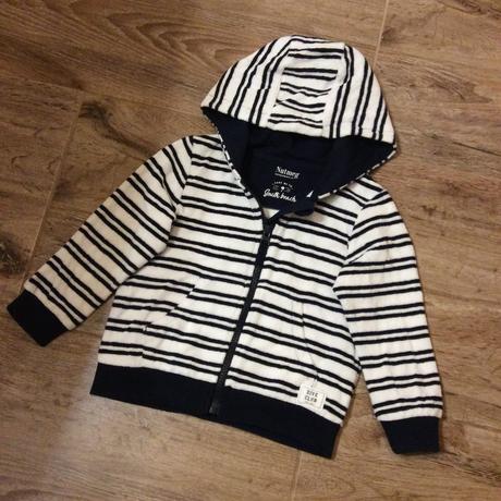 Proužkatá mikina, nutmeg,92