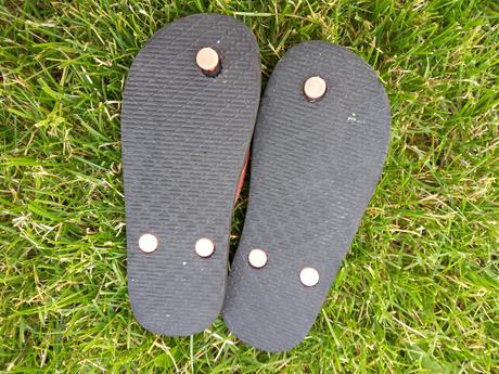 Žabky, stélka 22 cm, 34