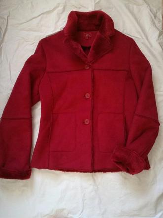 Zimní kabát s kožíškem, m