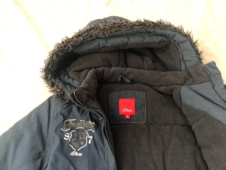 92/98 modra zimni bunda s. oliver, s.oliver,92