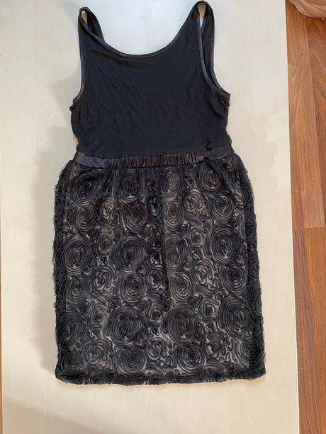 Šaty s mašlí a 3d květy, vel 36/s, i xs miss slefr, miss selfridge,s