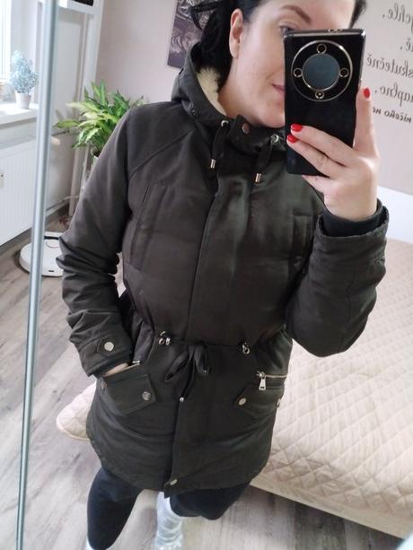 Dámský zimní kabát m/38, pimkie,m