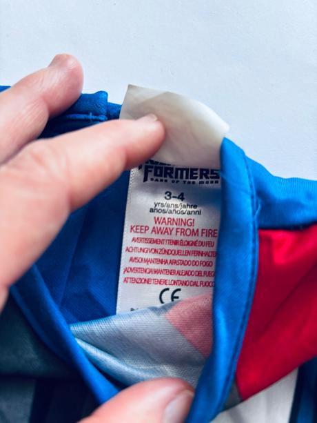 An3/ kostým transformers- v.3/4 roky,