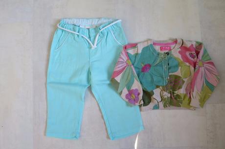 Lněné kalhoty, h&m,86