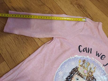 Triko dívčí, s měnícími flitry, vel. 134, 134