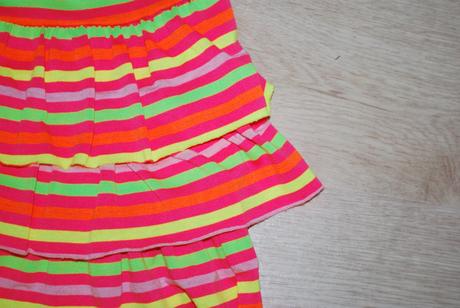 Neonové šaty šatičky, 128