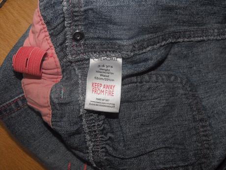 Džínsová suknička cherokee, cherokee,104