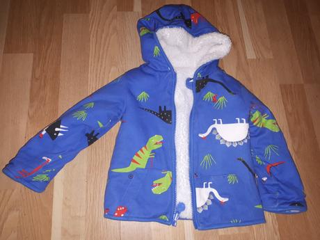 Modrá bundu, mikina s dinosaury 68 joules, 68