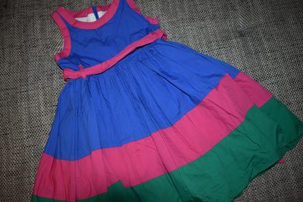 Krásné barevné šaty matatan, velikost 116/122, matalan,116