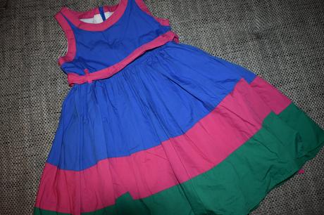 Krásné barevné šaty matatan, velikost 116/122, matalan,116