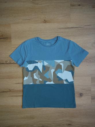 Chlapecké triko kr.ruk. next 152 petrolejová barva, next,152