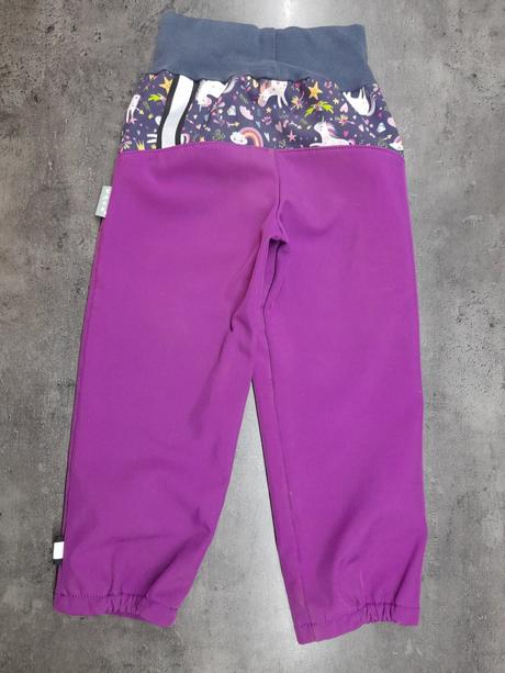 Softshellové kalhoty s fleecem unuo, vel.104/110, unuo,104