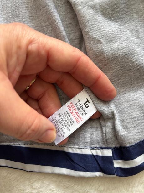 Větrovka modro bílá - v.9/12 měs., tu,80