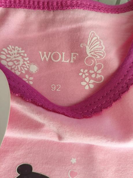 Noční košile dívčí, wolf,92