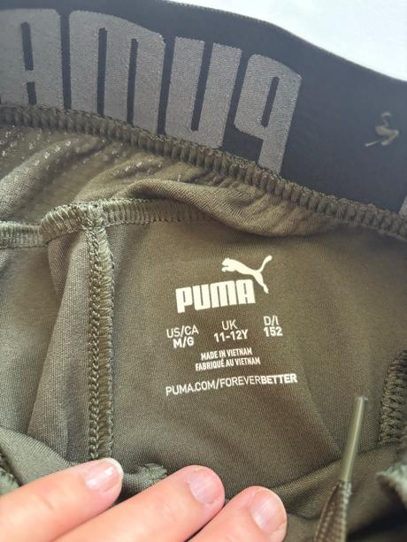 D38/ sportovní tepláky - v.11/12 let, puma,152