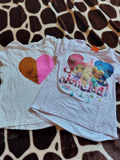 Tričko se srdíčkem, h&m,110