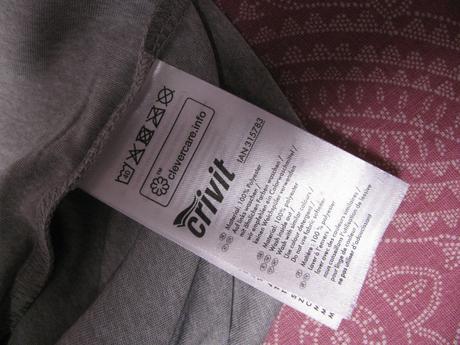 Šedé pružné tričko s potiskem, unisex, crivit,s