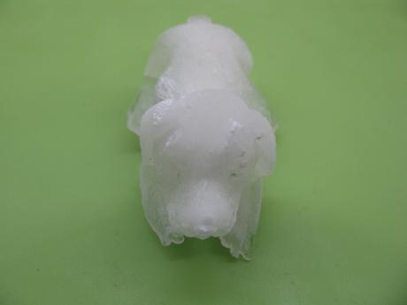 Silikonová forma - ležící pejsek, 