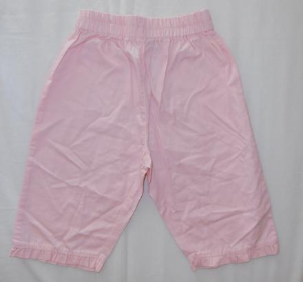 P261. plátěné kalhoty 6-9 měs., 74