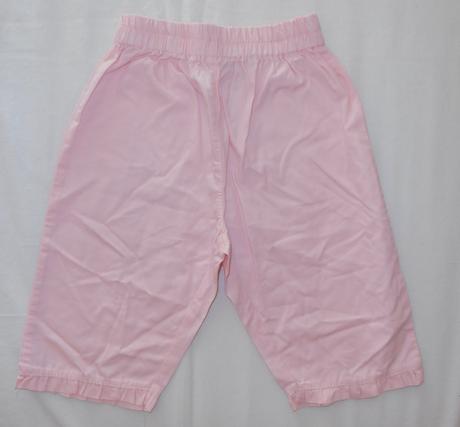 P261. plátěné kalhoty 6-9 měs., 74