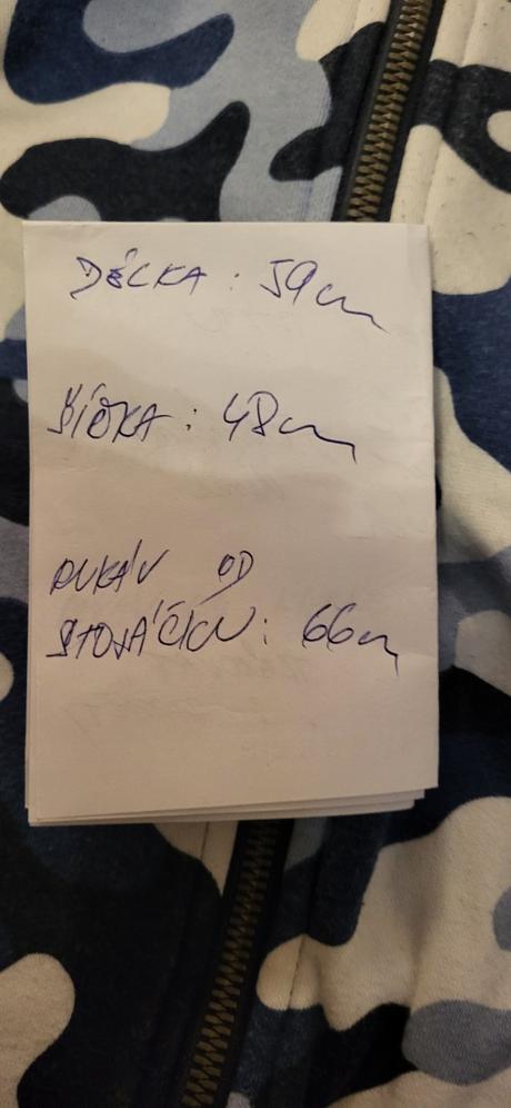 Tepláková maskáčová mikina zn. peppers vel.158/164, pepperts,158