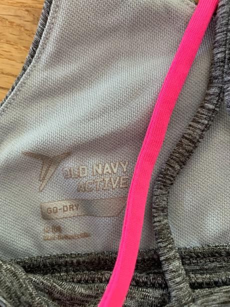 Sportovní podprsenka & top old navy vel. 134/140, old navy,134