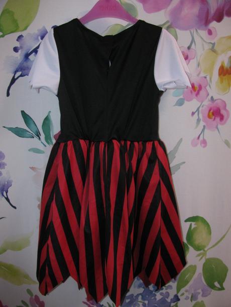 Kostým - šaty na malou pirátku,