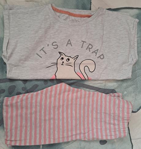 Pyžamo kočička proužky, reserved,146