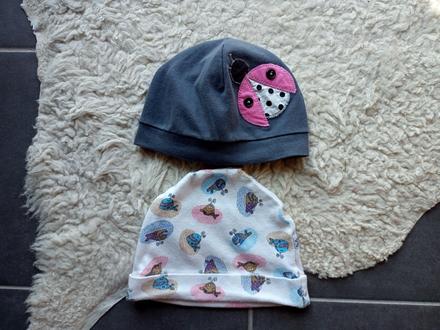 2x cepice, s beruskou a g-mini vel. 80-92, gmini,80