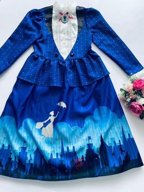 An13/ kostým mary poppins - v.7/8 let, 