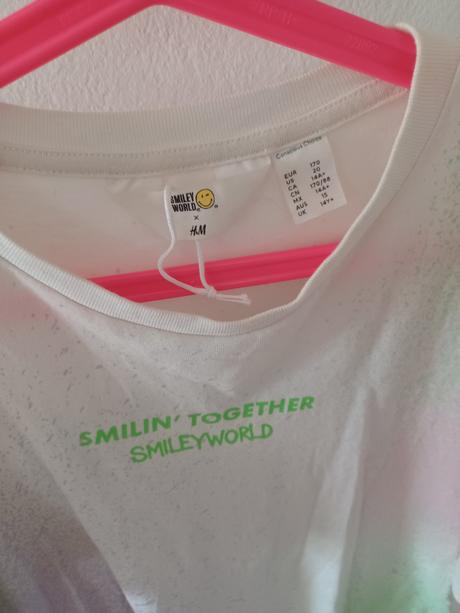 Maxi tričko oversize šaty, h&m,170