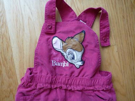 Zateplené manžestrové lacláče bambi vel. 86, c&a,86
