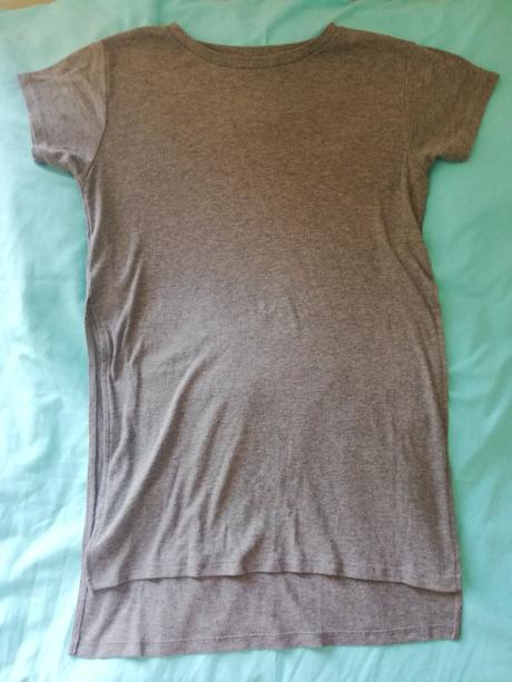 Žebrované triko, h&m,s