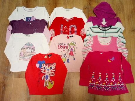 7 x tričko / tunika vel 104, 104