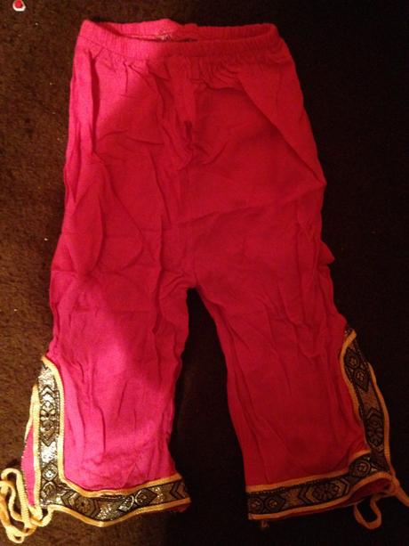 Dívčí kalhoty vzor, 62