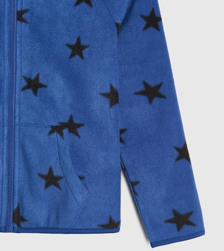 Fleecová hvězdičková mikina vel. 104, fox & bunny,104