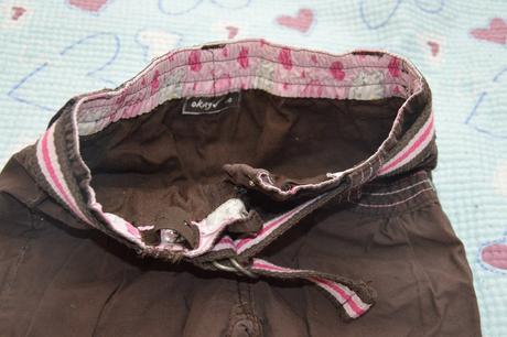 Plátěné kalhoty s koťátky/tygříky, regulace v pase, okay,110