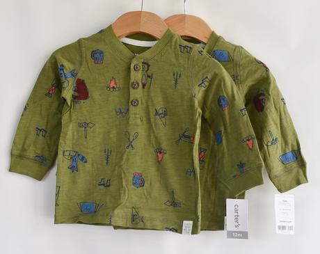 Trička vel. 12 m, carter's,80