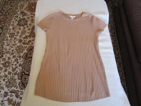 Pěkné žebrované elast. tričko, vel. m, h&m, h&m,m