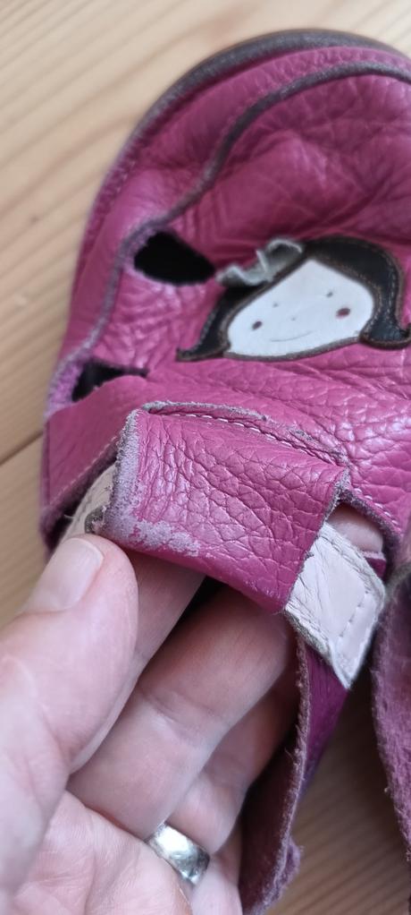 Růžové barefoot sandály, tikki,27