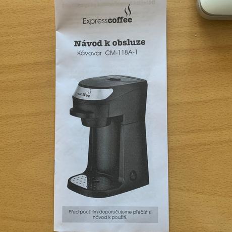 Kávovar expresscoffee cm-118a-1,