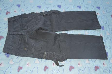 116 122 pevné bavněné kalhoty džíny s regulací, 122