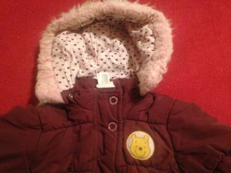 Dívčí bunda medvídek pú - medvídek pooh, disney,74