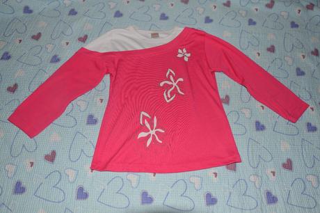 Asymetrické triko s lesklými efekty, 134