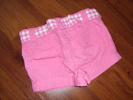 Růžové šortky, zara,80