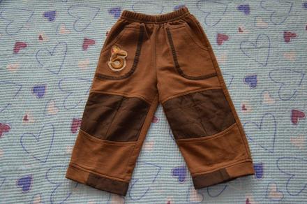 Hnědé tepláčky, zn. frog, frog,80