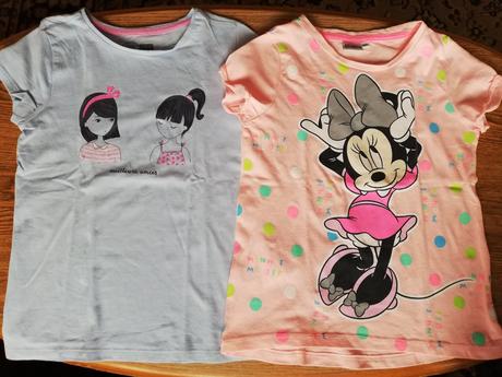 Sada holčičích triček vel. 6 - 7 let, disney,116
