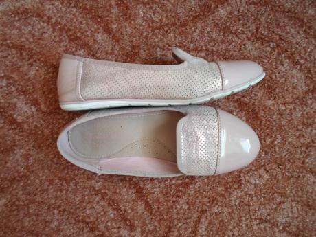 Růžové boty polobotky baleríny, lasocki,35